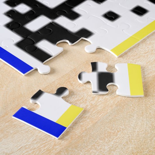 Code QR Jigsaw Puzzle Votre cadeau de message surp (Côté)