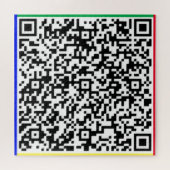 Code QR Jigsaw Puzzle Votre cadeau de message surp (Horizontal)