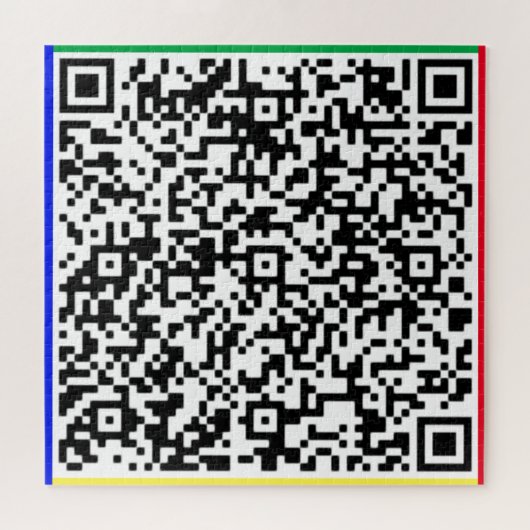 Code QR Jigsaw Puzzle Votre cadeau de message surp (Horizontal)