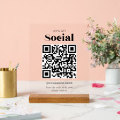 Code QR Let's Get Social Médias Personnalisées (Mariage)