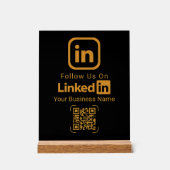 Code QR LinkedIn Entreprise Or (Recto)