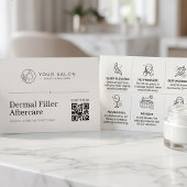 Code QR Logo de Soins Après-Remplissage Minimalist
