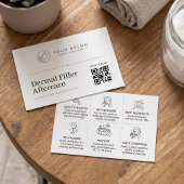 Code QR Logo de Soins Après-Remplissage Minimalist