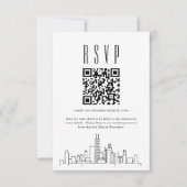 Code QR Mariage de Chicago RSVP (Devant)