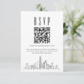 Code QR Mariage de Chicago RSVP (Debout devant)