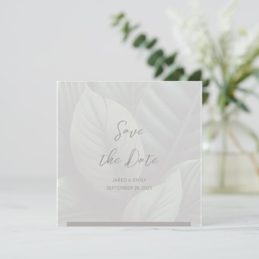 Code QR mariage Enregistrer la date Invitation (Debout devant)