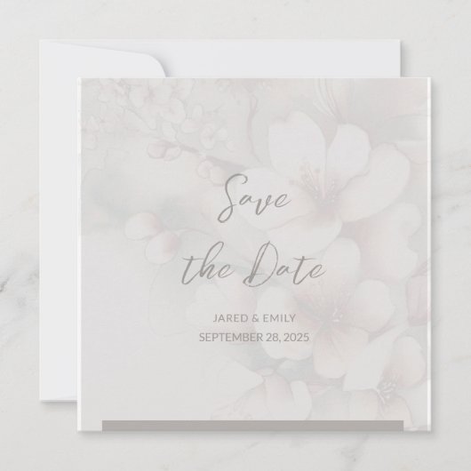 Code QR mariage Enregistrer la date Invitation (Devant)