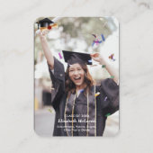 Code QR Mini Graduation Faire-part photo Insérer (Devant)