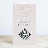 Code QR minimal Connexion avec le Carte de visite