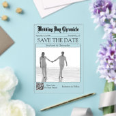 Code QR minimal d'une photo Journal Faire-part de (Insitu (Mariage))