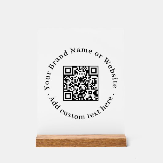Code QR minimal | Nettoyer la promotion personnali (Recto)
