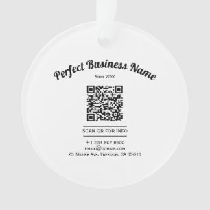 Code QR Minimaliste Noir Et Blanc Simple Clair