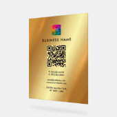 Code QR Moderne Élégant Téléchargez Votre Logo sur (Angle)