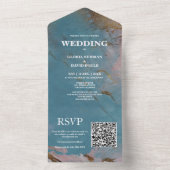 Code QR moderne Invitation Tout En Un (À l'intérieur)
