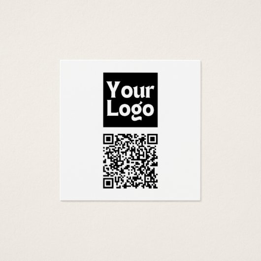 Code QR modifiable et logo ou image de votre entre (Devant)