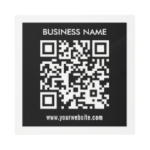 Code QR modifiable (généré instantanément) | Noir