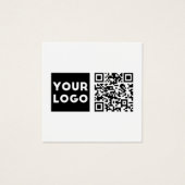 Code QR modifiable & Votre logo ou image d'entrepr (Devant)