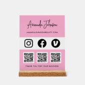 Code QR multiple Méthode de paiement des médias so (Recto)