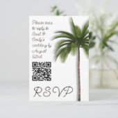 Code QR Palm Tree, événement Mariage RSVP (Debout devant)