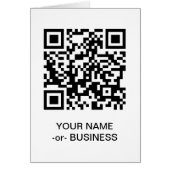 code QR personnalisable (Devant)