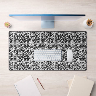 Code QR personnalisable Geek Abstrait noir et blan