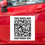 Code QR personnalisé Analyse de code Entreprise PM<br><div class="desc">Code QR personnalisé Scannable Entreprise Petite entreprise Magnet de voiture</div>