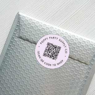 Code QR personnalisé Autocollant de magasin