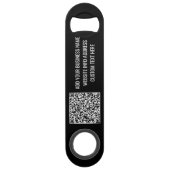 Code QR personnalisé avec texte personnalisé Exemp (Dos)
