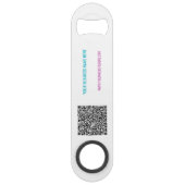 Code QR personnalisé avec texte personnalisé modèl (Devant)