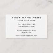 Code QR personnalisé Carte de visite votre propre  (Devant)