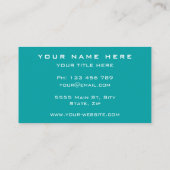 Code QR personnalisé Carte de visite votre propre (Dos)