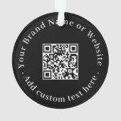 Code QR personnalisé Design promotionnel pour Entr (dos)