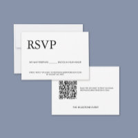 Code QR personnalisé E-mail RSVP Sièges réservés