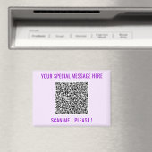 Code QR personnalisé et aimant avec texte Cadeau p (In Situ (Lave-vaisselle))