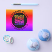 Code QR personnalisé et le texte du prospectus pro (Simple)