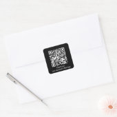 Code QR personnalisé Générer un sticker Carré URL (Enveloppe)