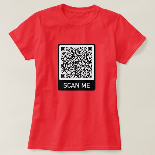 Code QR personnalisé Personnalisé Votre T-shirt ca (Design devant)