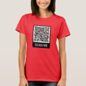 Code QR personnalisé Personnalisé Votre T-shirt ca (Devant)