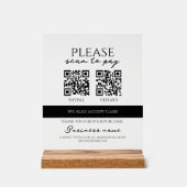Code QR personnalisé pour paiement par analyse d'e (Recto)