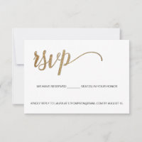 Code QR personnalisé RSVP par e-mail pour places r