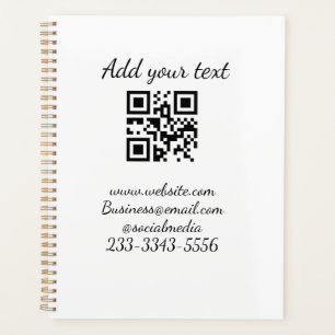 code QR personnalisé simple ajouter votre nom text