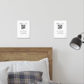 code QR personnalisé simple ajouter votre nom text (Chambre à coucher)