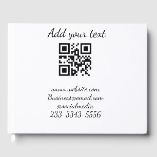 code QR personnalisé simple ajouter votre nom text