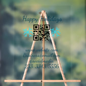 code QR personnalisé simple ajouter votre nom text (Neutre)
