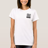 Code QR personnalisé T-Shirt Scan Info Votre cadea (Devant)