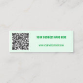 Code QR personnalisé Texte et couleurs Votre Carte (Devant)