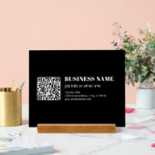 Code QR personnalisé & Texte rétro-moderne modifia (Mariage)