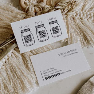 Code QR - Petits Cartes de visite Conseils d'analy