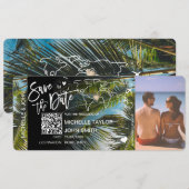 Code QR Photo Enregistrer la Carte d'embarquement  (Devant / Derrière)