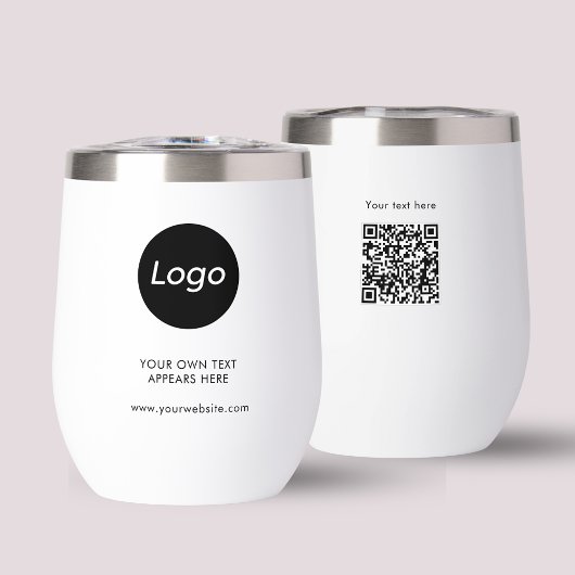 Code QR professionnel simple Logo